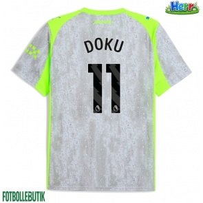 Manchester City Jeremy Doku #11 Tredje Tröja 2025-26 Kortärmad